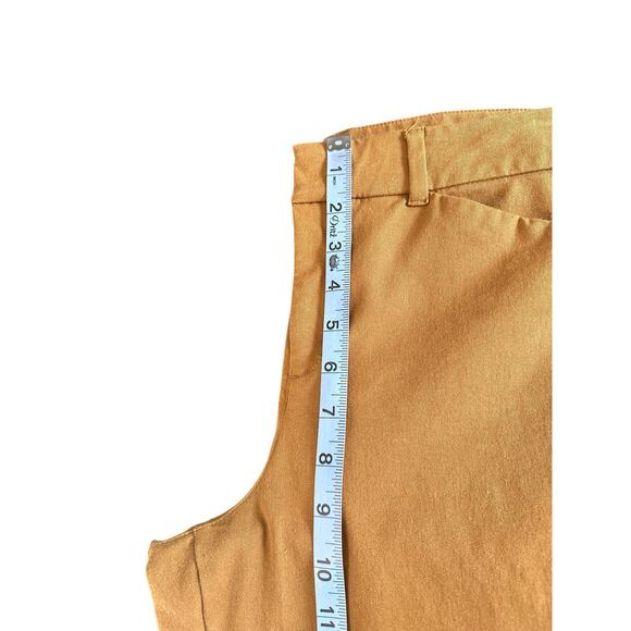 Old‎ Navy Brown Office Business Career Straight Leg Pixie Dress Pants Size 6 - Picture 9 of 11